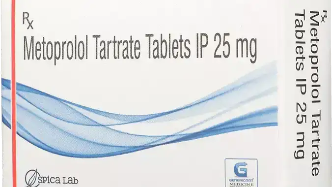 Genericart Metoprolol Tartrate 25mg Tablet