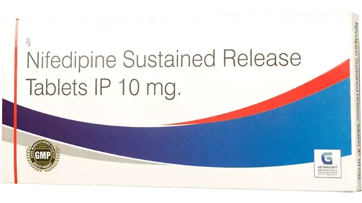 Genericart Nifedipine 10mg Tablet SR