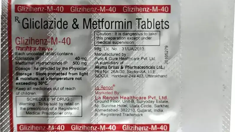 Glizihenz-M 40 Tablet