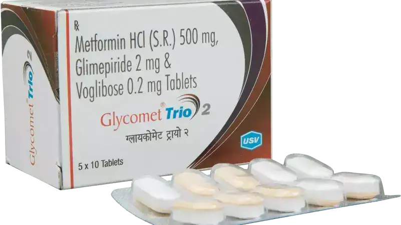 Glycomet Trio 2 Tablet SR
