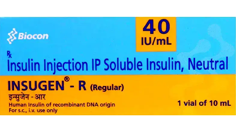 Insugen-R 40IU/ml Solution for Injection