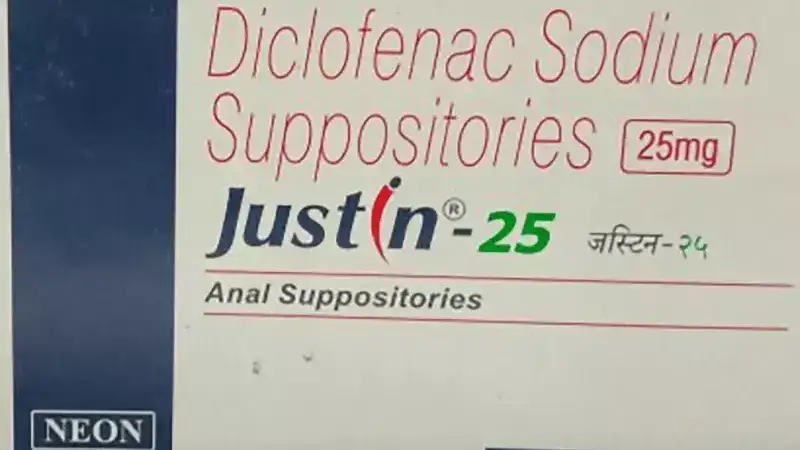 Justin 25mg Suppository