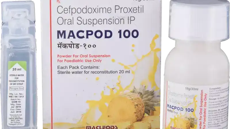 Macpod 100 Powder For Oral Suspension