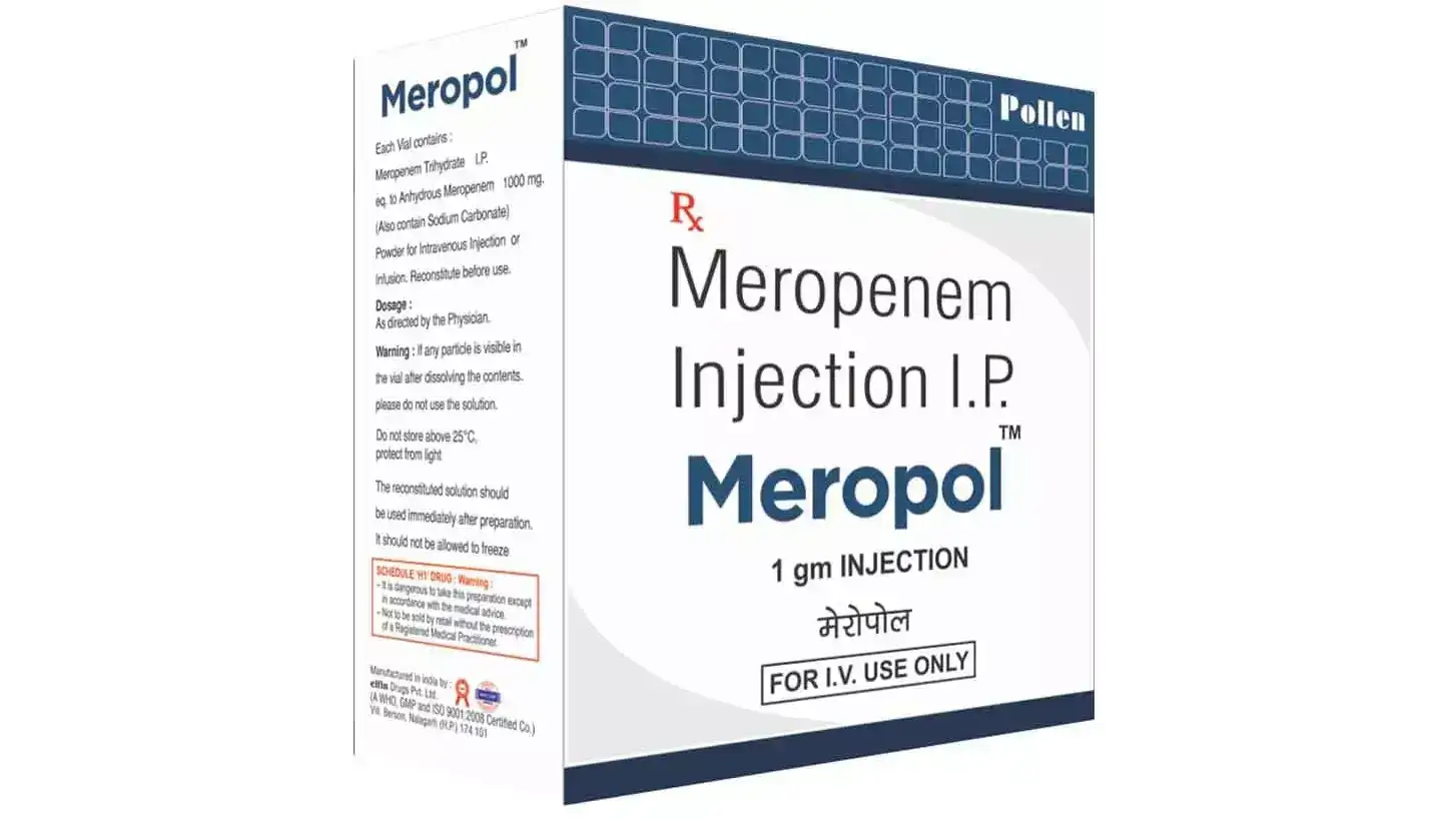 Meropol 1000mg Powder for Injection