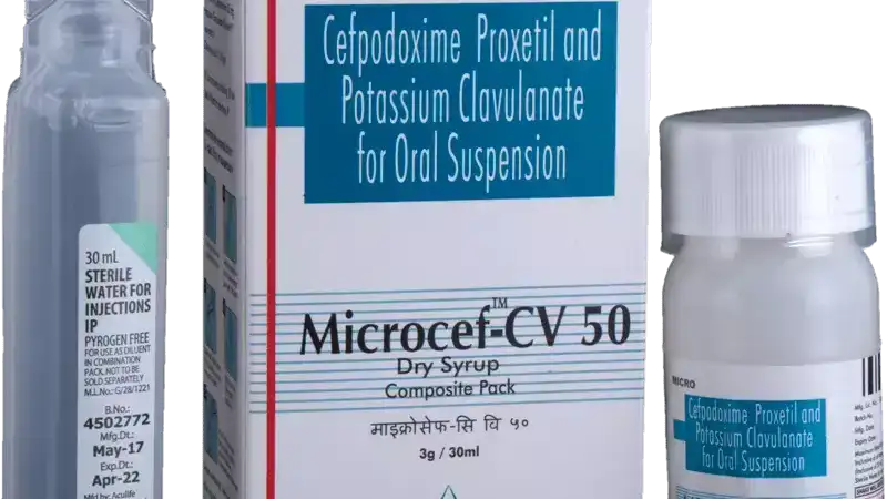 Microcef-CV 50 Dry Syrup