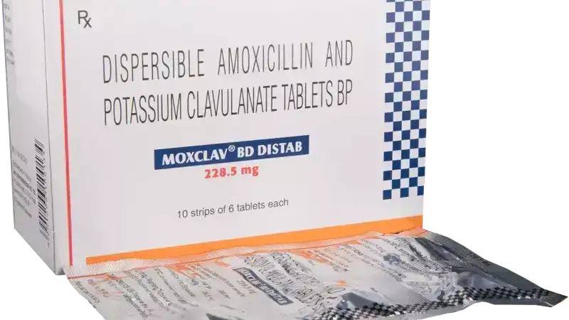 Moxclav BD 228.5mg Tablet DT