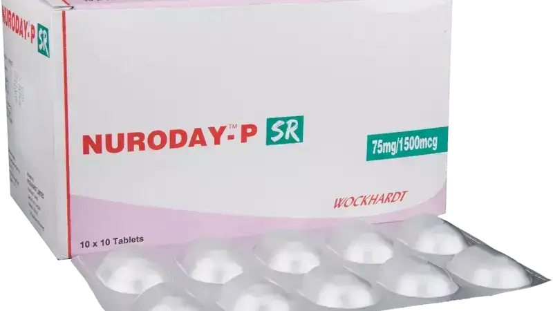 Nuroday-P SR 75mg/1500mcg Tablet