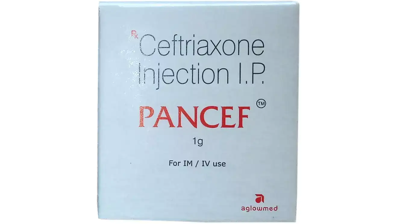 Pancef 1g Injection