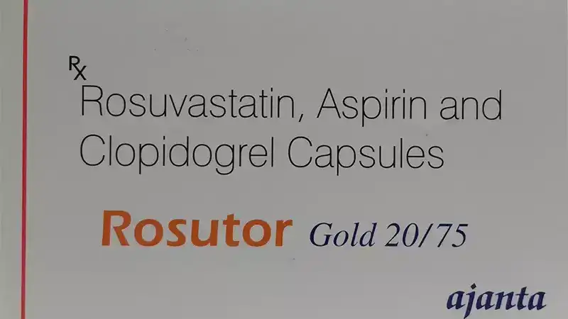 Rosutor Gold 20/75 Capsule