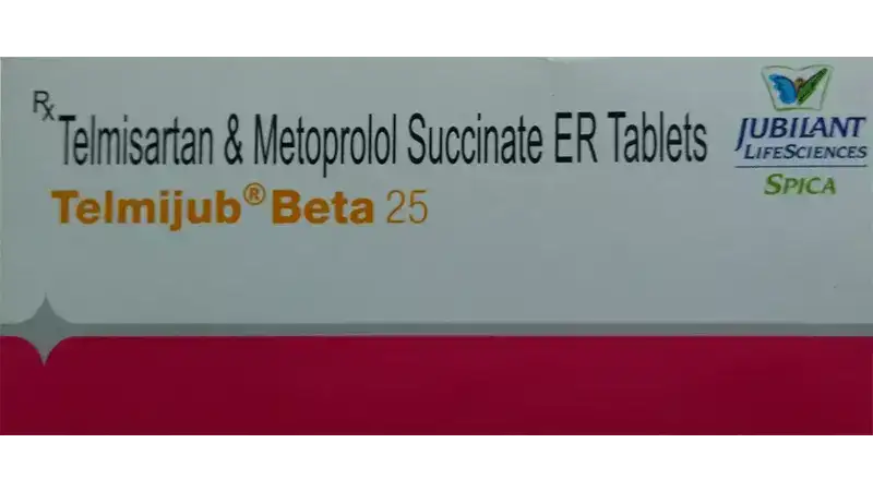 Telmijub Beta 25 Tablet ER