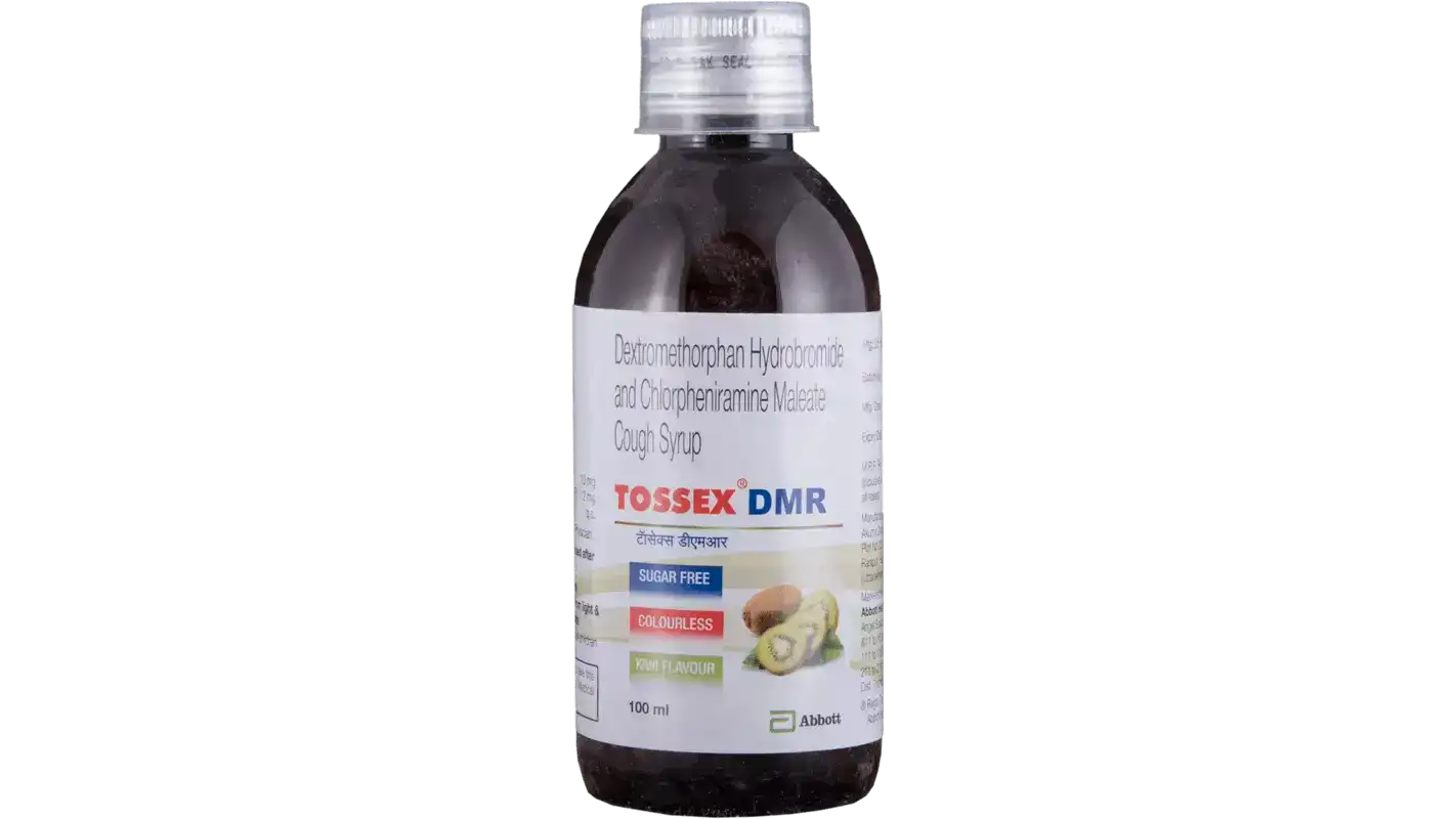 Tossex DMR Syrup Kiwi Sugar Free