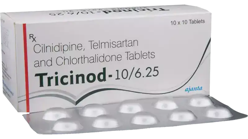 Tricinod 10/6.25 Tablet