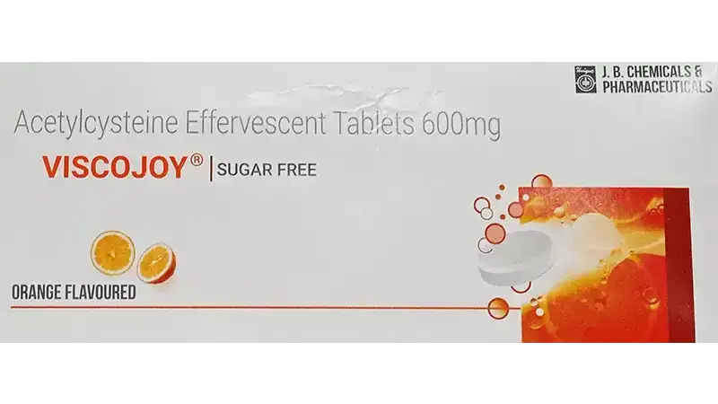 Viscojoy Effervescent Tablet Orange Sugar Free