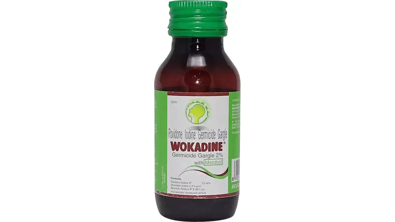 Wokadine Gargle 2% Solution